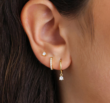 Diamond Dangle Ear Stack